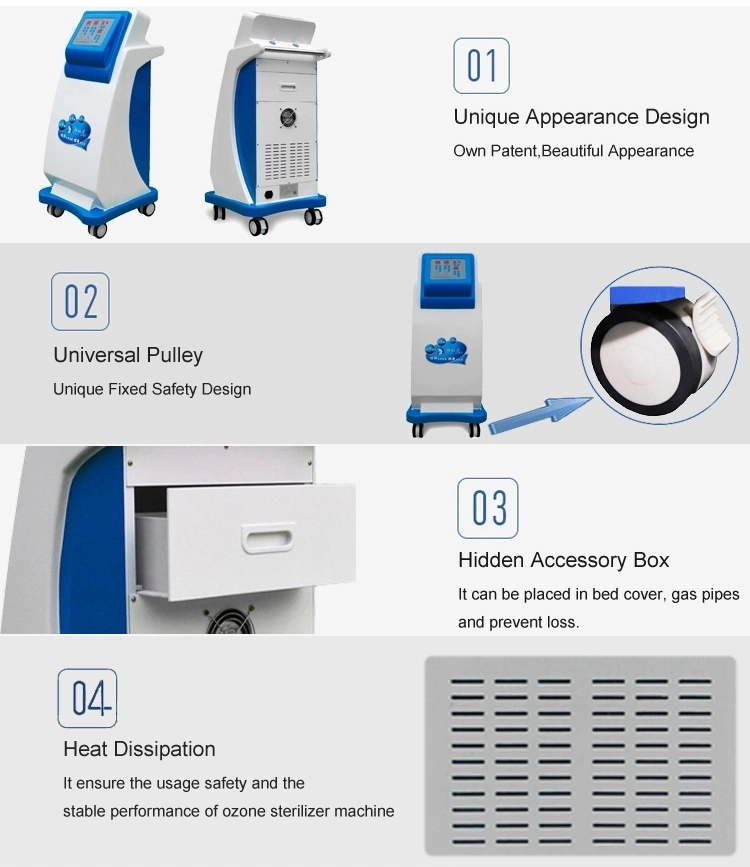 Portable Ozone Bed Unit Sterilizer Hospital Sterilizer Machine