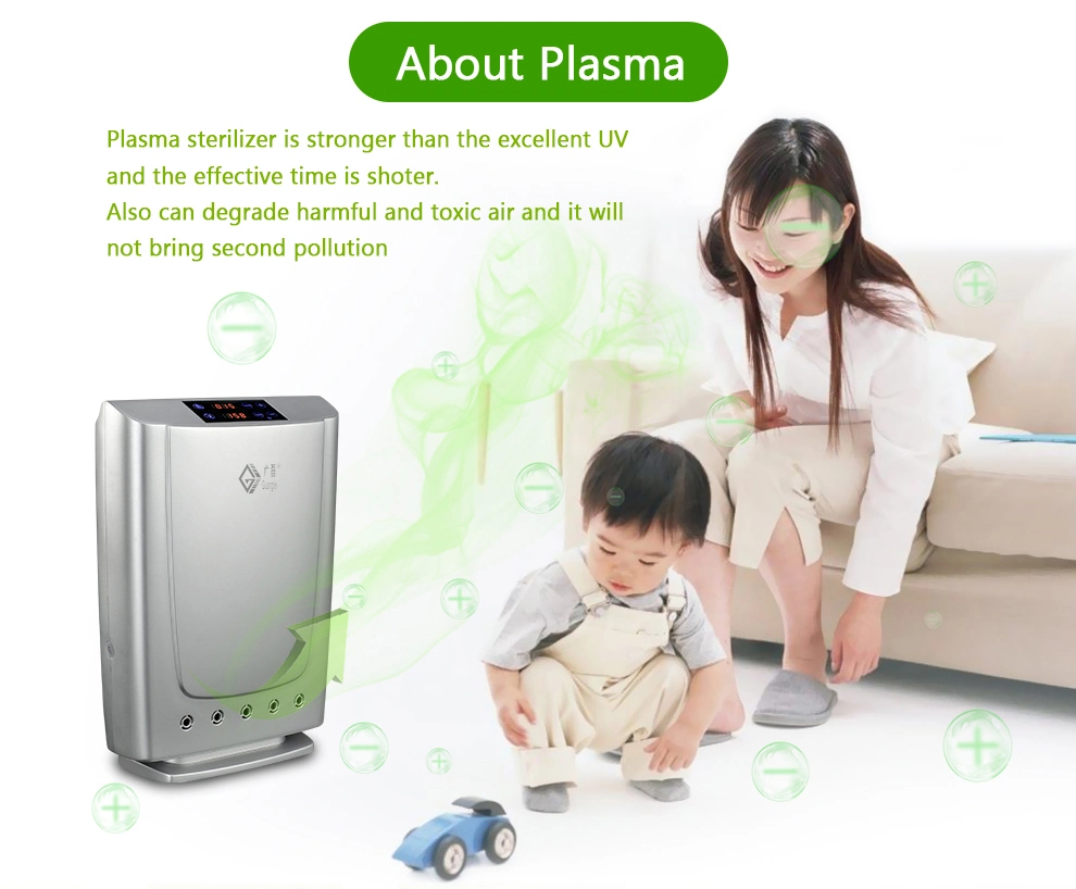 Wall Mounted Plasma Air Sterilizer with Ozone Generator for Air and Water Purifier