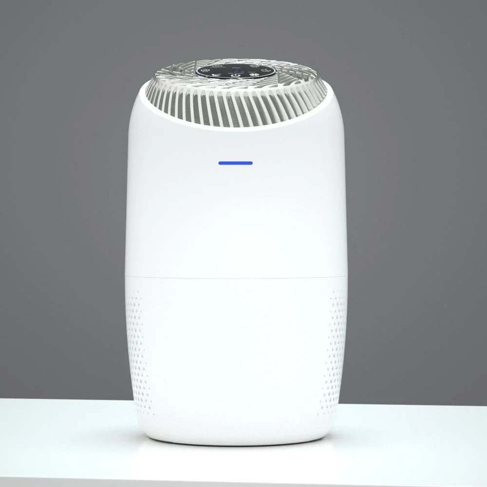 UVC LED Light Sterilizer 6-in-1 Activate Carbon HEPA Filter Desktop Air Purifier for Office Desk