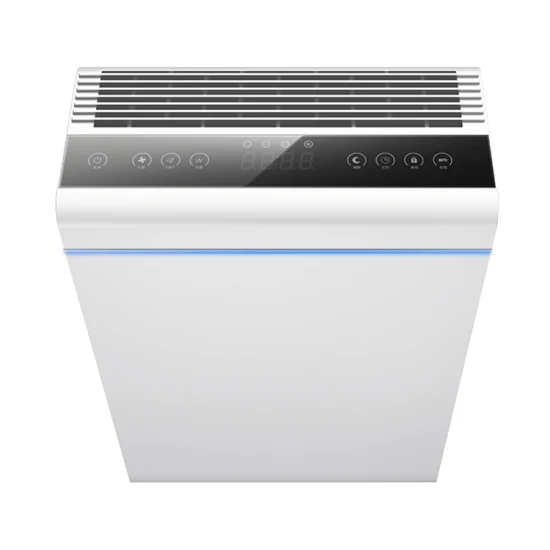 Purificatore d'aria True HEPA Smart UVC all'ingrosso per ambienti di grandi dimensioni, purificatore d'aria Cadr 488 Ionizzatore purificatore d'aria commerciale