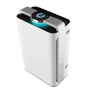 Purificatore d'aria UVC domestico con ionizzatore negativo HEPA con rilevamento PM2.5